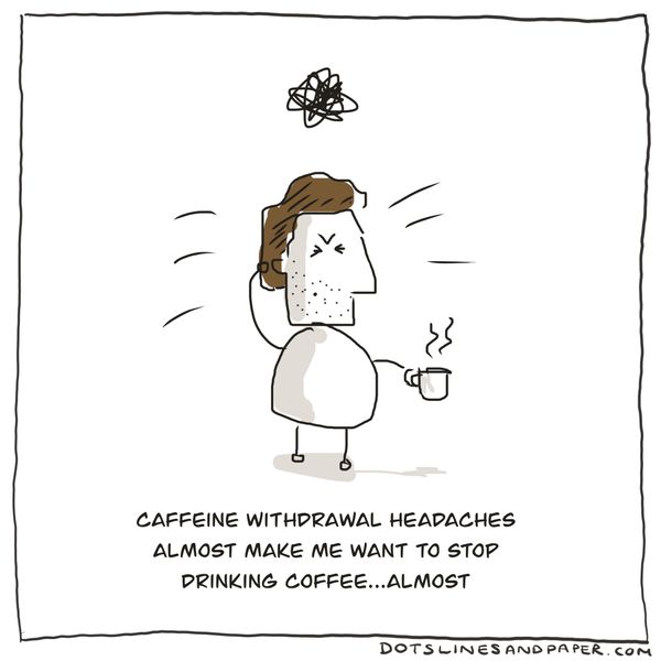 caffeine headache and nausea
